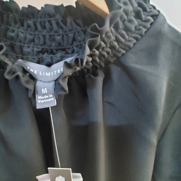 BRAND NEW The Limited Black Long-sleeved Blouse Size M - Picture 2 of 4